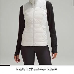 lululemon athletica down for it all vest